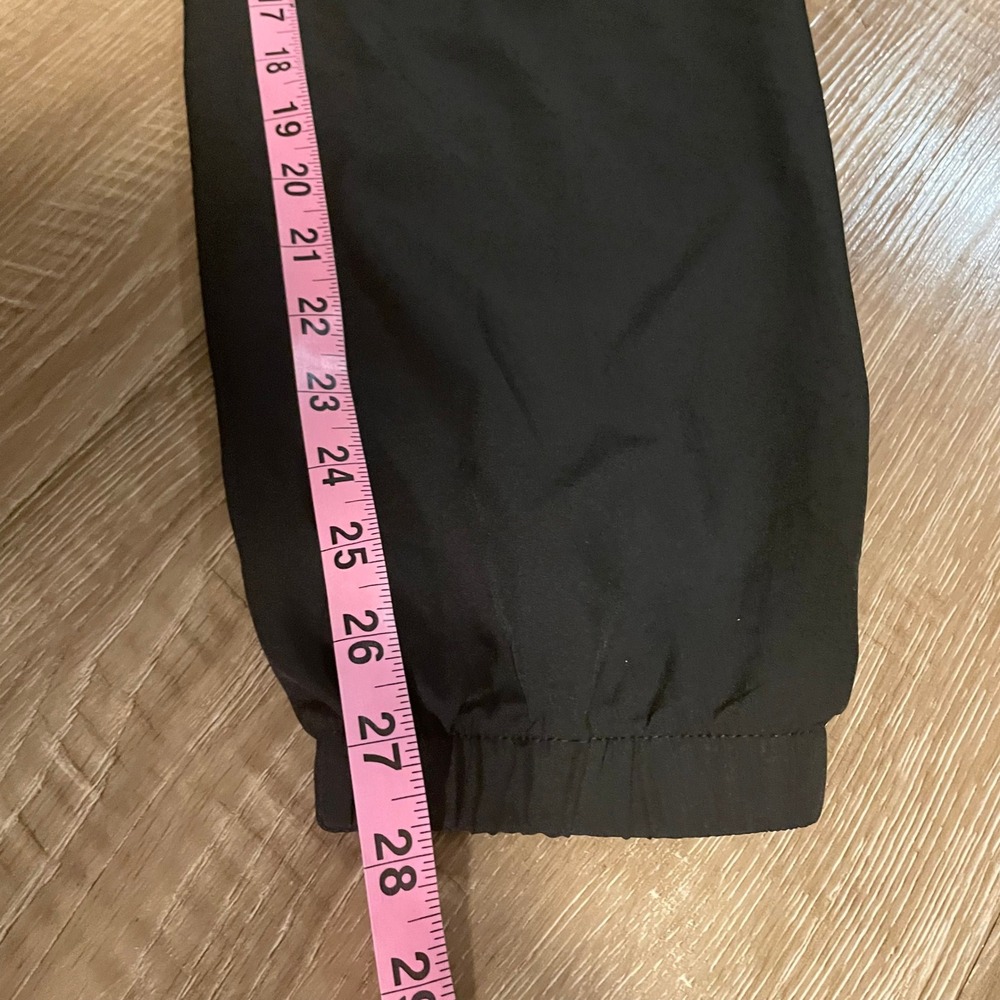 Buzz Womens Cargo Jogger Pants Size M Black Cotton Blend Utility Zipper Pockets - Picture 7 of 10